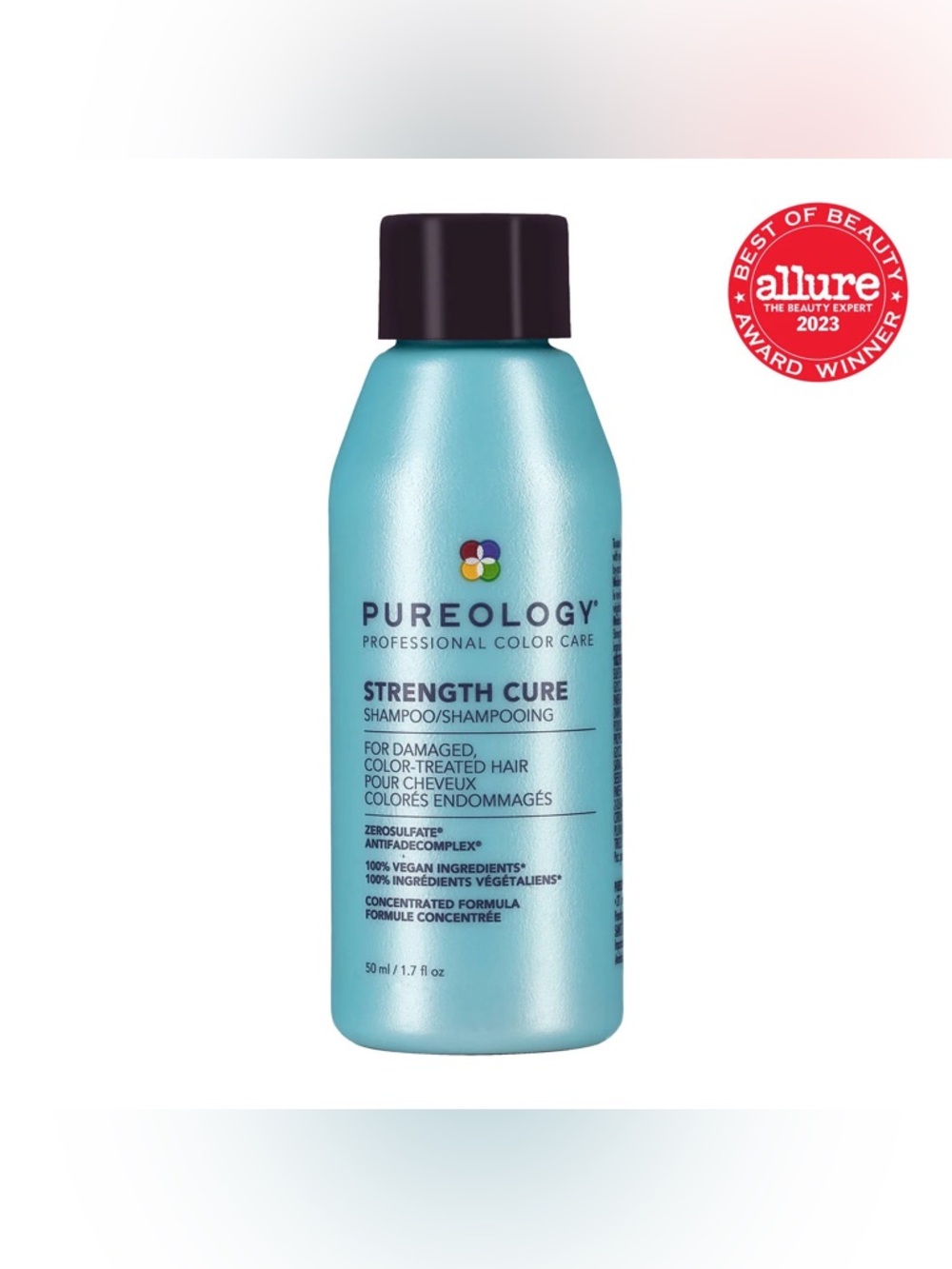 PUREOLOGY STRENGTH CURE SHAMPOO 1.7OZ Travel Size